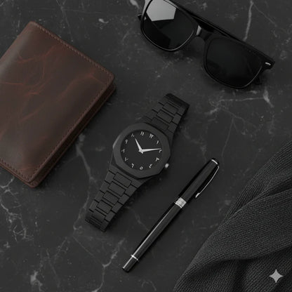 Full Black Arabic Aura Watch