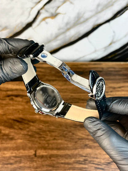 Patek Nautilus Leather Strap Master Lock